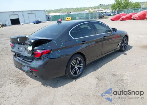 2021 BMW 530I xDrive from USA, damaged, VIN WBA13BJ04MCF43555